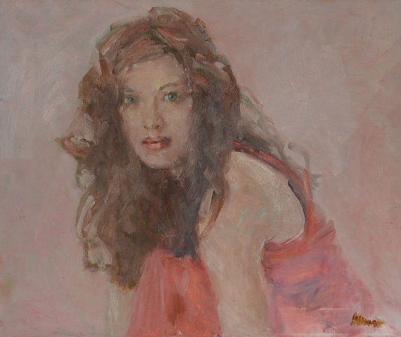 Unknown painter - Liv Tyler<br/>Charming portrait<br/>60x50cm